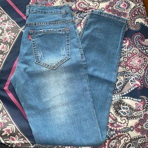 Light Wash Skinny Jeans Size 28